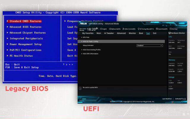UEFI چیست و چه تفاوتی با BIOS کامپیوتر دارد؟