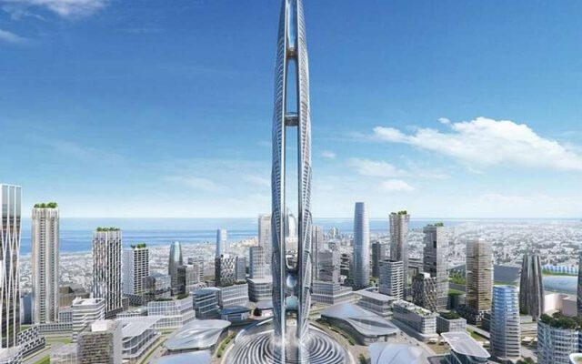 ساخت برج 550 متری جمیرا از اثر انگشت حاکم دبی