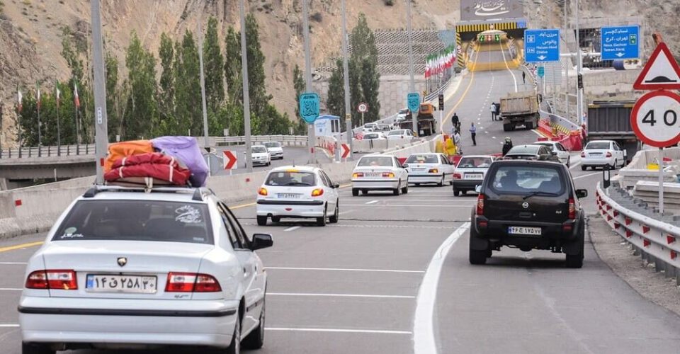 محدودیت‌های ترافیکی جاده چالوس و آزادراه تهران – شمال اعلام شد
