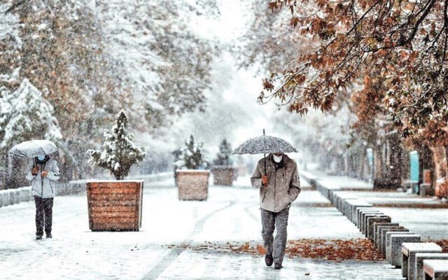 افزایش سرما و بارش باران و برف در تهران | احتمال کولاک شدید در این نواحی