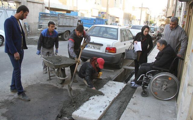 اینفوگرافیک | خیز شهرداری تهران برای مناسب سازی معابر برای معلولان |۳۸۰کیلومتر مسیر باید ساماندهی شود