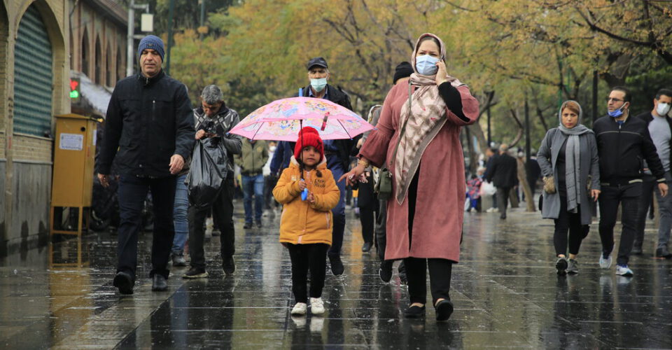 وضعیت بارندگی در تهران از دوشنبه تا چهارشنبه ، روز اول عید