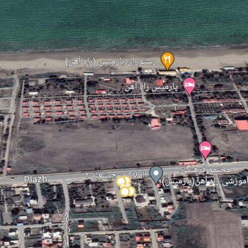 فروش زمین ساحلی 300 متر مربع فرح آباد ساری جاده پلاژ