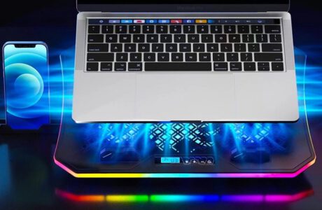 ۱۲ کول پد لپ تاپ با نورپردازی RGB؛ زیبا، باکیفیت و کاربردی