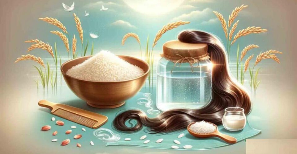 آشنایی با خواص آب برنج برای پوست و مو و بدن