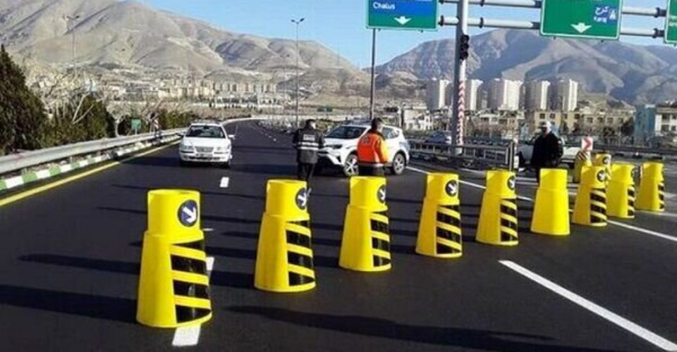 جاده چالوس به کرج مسدود شد