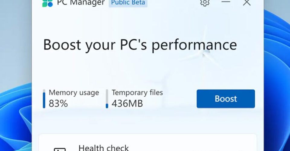 ابزار PC Manager مایکروسافت جای CCleaner را پر می‌کند