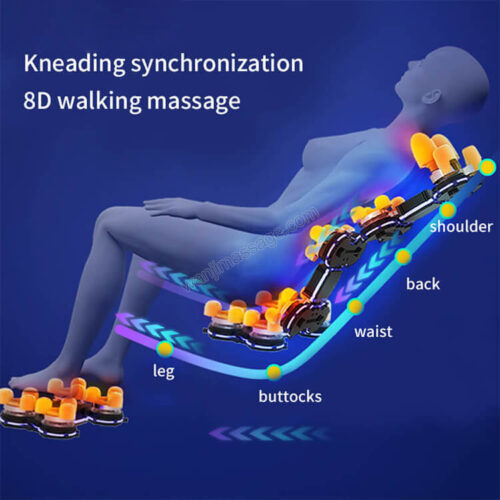 صندلی ماساژ خانگی 8 بعدی فول بادی با موسیقی