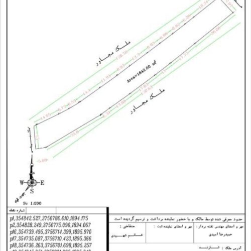 زمین 6دانگ سند تک برگ