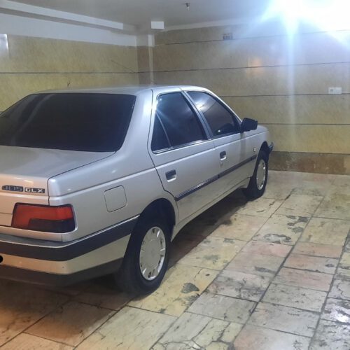 پژو 405 GLXدوگانه سوز شرکتی نقره ای
