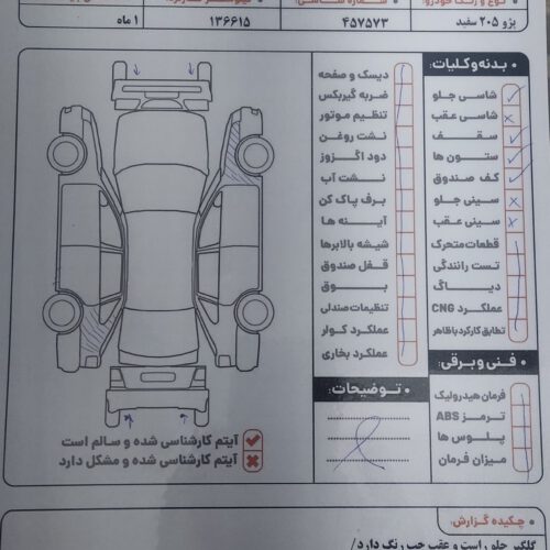 پژو 206 تیپ 5 مدل 90