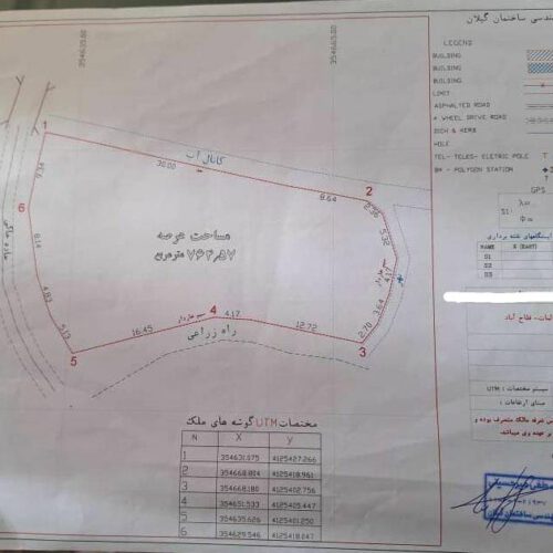 زمین با مجوز ساخت