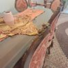 مبل استیل چوب گردو