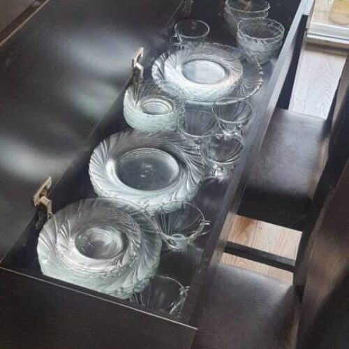 میز ناهارخوری باکس دار و  صندلی