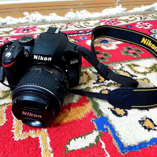 دوربین دیجیتال نیکون در حد نو مدل D3200 Nikon با لنز 18-55