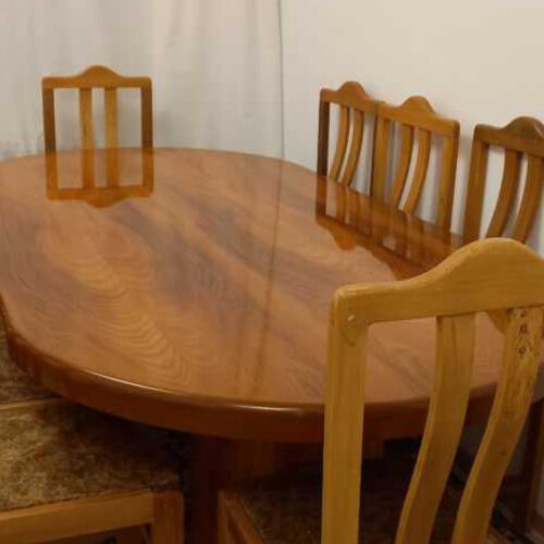 فروش میز و صندلی ناهارخوری 8 نفره چوبی