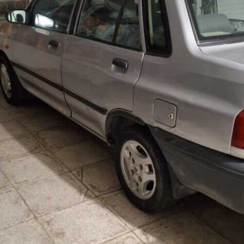 پراید 86 بی رنگ شاسی سالم بازدید کاشمر