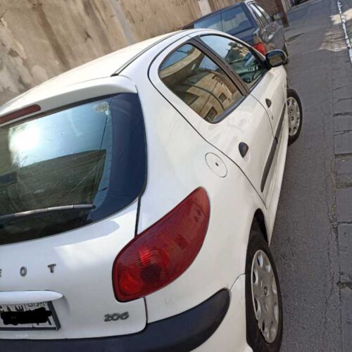 فروش 206مدل 89رنگ سفید سالم
