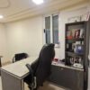میز تحریر مدل L طرح سنگ (بتن)