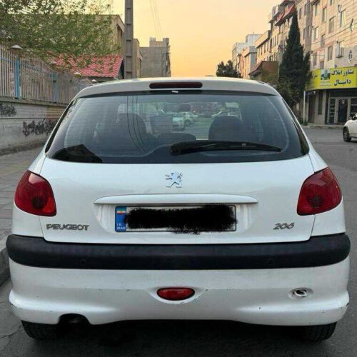 پژو 206 تیپ 5 مدل 1396 سالم