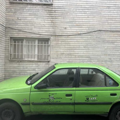 تاکسی خطی پژو 405 GLX سبز
