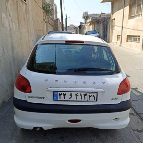 فروش 206مدل 89رنگ سفید سالم