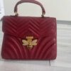 کیف بسیار‌زرشگی‌خوشرنگ‌با سگک قفل باز کن و قفل کن نگینی