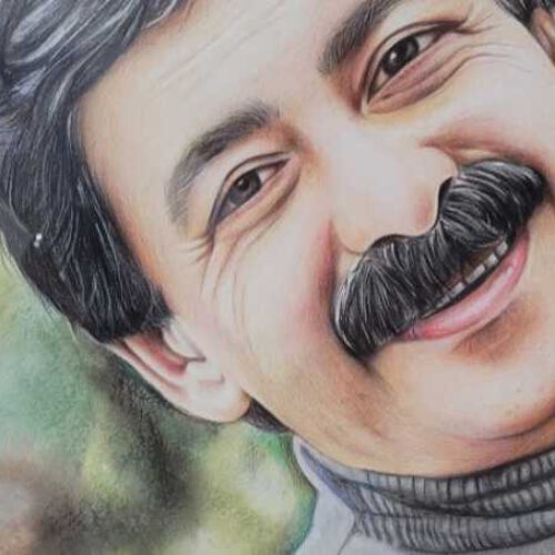نقاشی زیبا و منحصر به فرد از شیون فومنی”