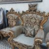 مبل9 نفره سلطنتی سیاه قلم با3تامیز