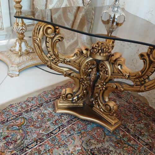 مبل9 نفره سلطنتی سیاه قلم با3تامیز