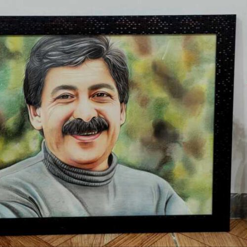 نقاشی زیبا و منحصر به فرد از شیون فومنی”