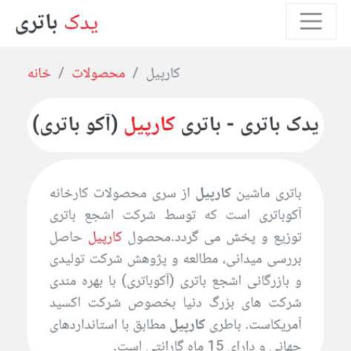 باتری کارپیل 74 امپر