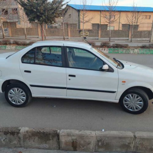 سمند سفید مدل 96