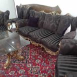 مبلمان هفت نفره با میز وسط و عسلی و ناهار خوری  هشت نفره