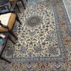 جفت فرش 6 متری دست بافت گل ابریشمی