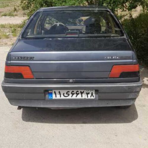 ماشین پژو 405 تصادفی