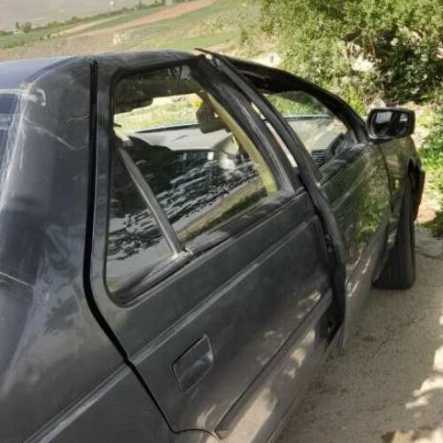 ماشین پژو 405 تصادفی