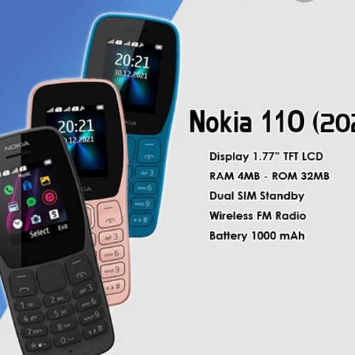 Nokia 110 4G اصلی | قیمت خوب |شارژدهی عالی