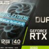 کارت گرافیک ASUS RTX 3060 OC 12 GB در حد نو