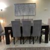 مبلمان راحتی 7 نفره و میز ناهارخوری 8 نفره