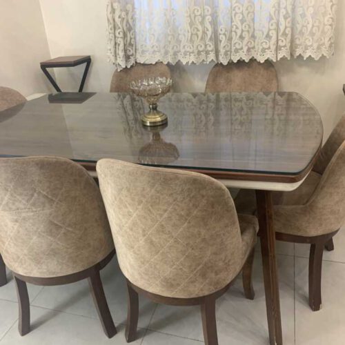 میز غذاخوری 6 نفره