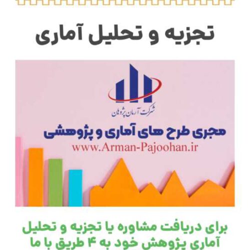 تحلیل آماریِ پایان نامه و مقاله و پروپوزال تحصیلی-شغلی-تجاری