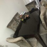 بوفه و آینه و شمعدان