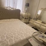 سرویس کامل تخت خواب دو نفره با چوب راش گرجستان مدل کوئین روسیه